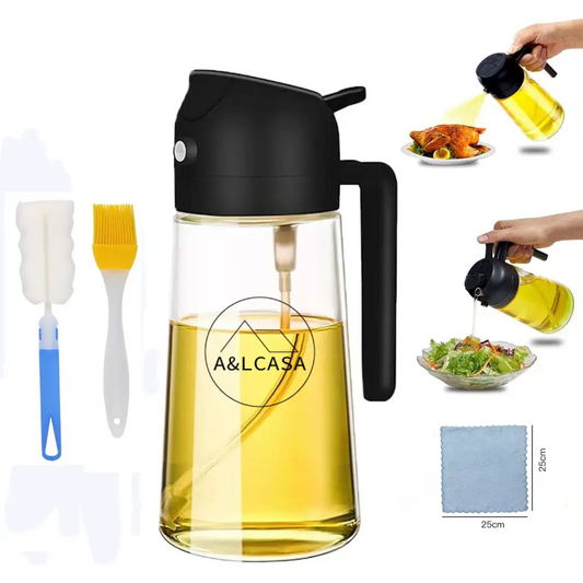 oliera spray A&LCASA utilizzata in cucina