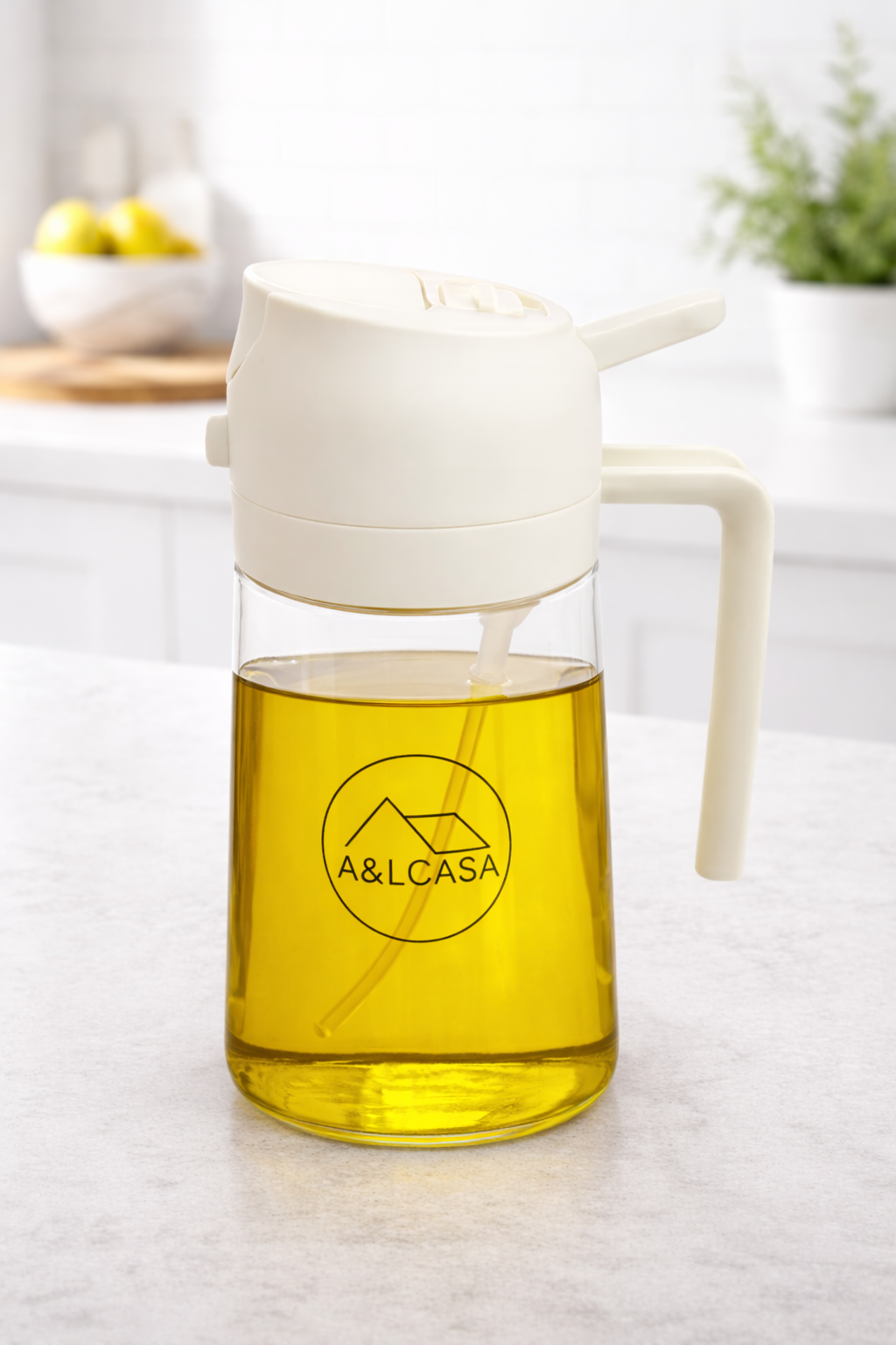 Oliera Spray 2 in 1 – 500 ml | Design pratico e antigoccia