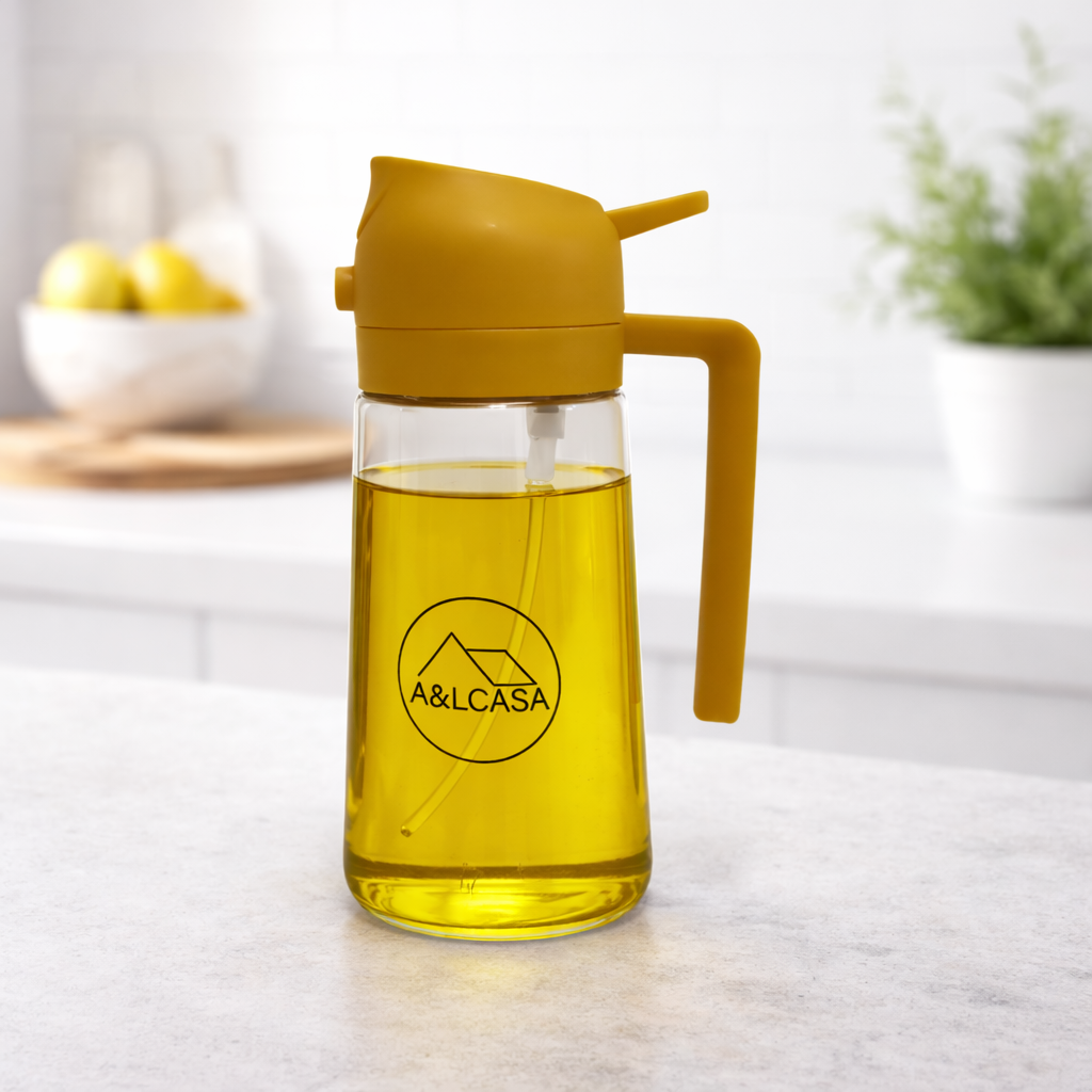 Oliera Spray 2 in 1 – 500 ml | Design pratico e antigoccia