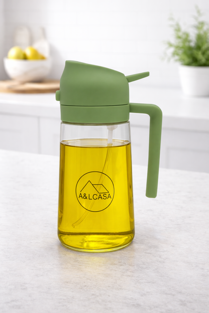 Oliera Spray 2 in 1 – 500 ml | Design pratico e antigoccia