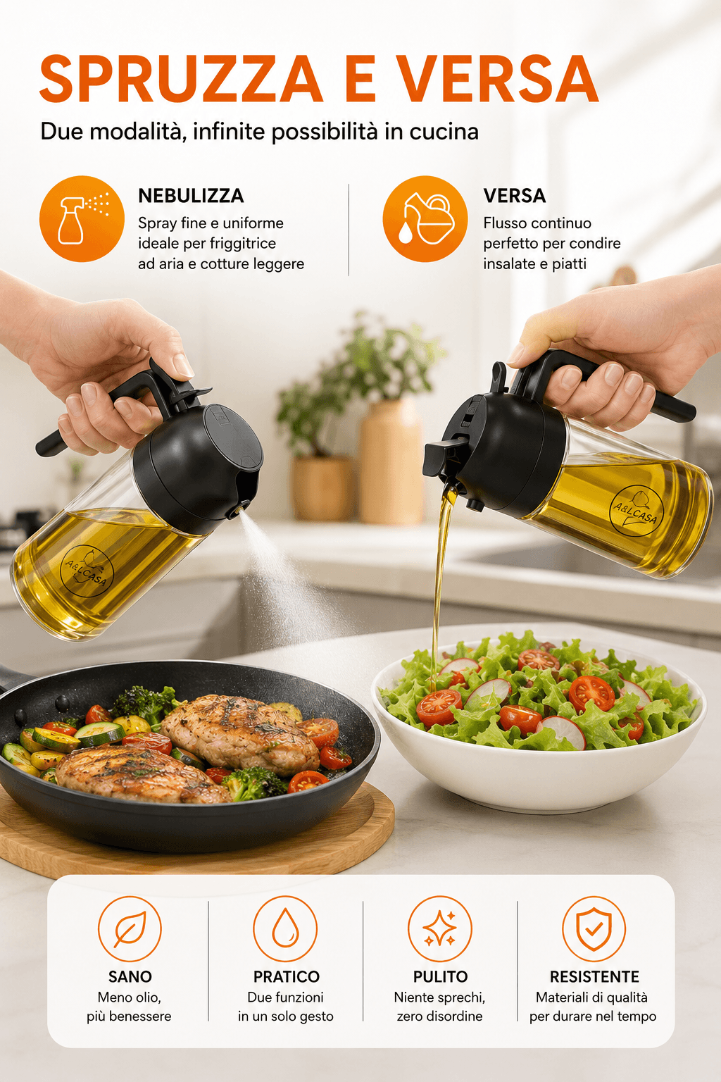 Oliera spray 2 in 1 – 470 ml