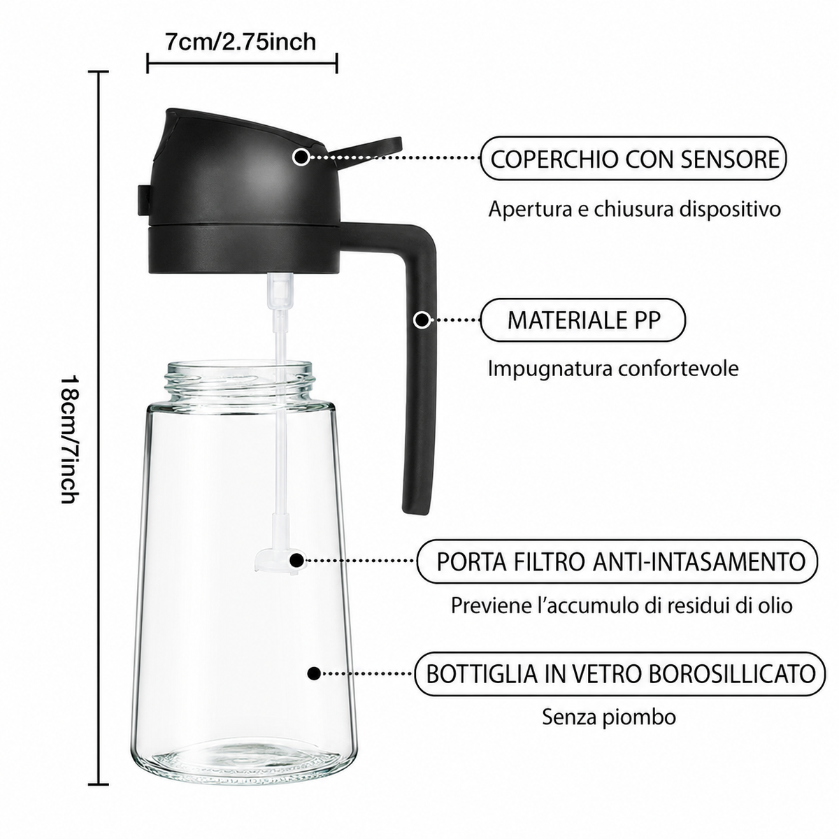 Oliera spray 2 in 1 – 470 ml