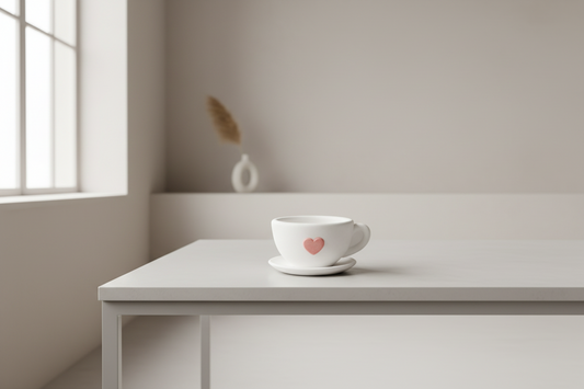 Tazzina Decorativa Artigianale in Acquaresina – Complemento d’Arredo Handmade